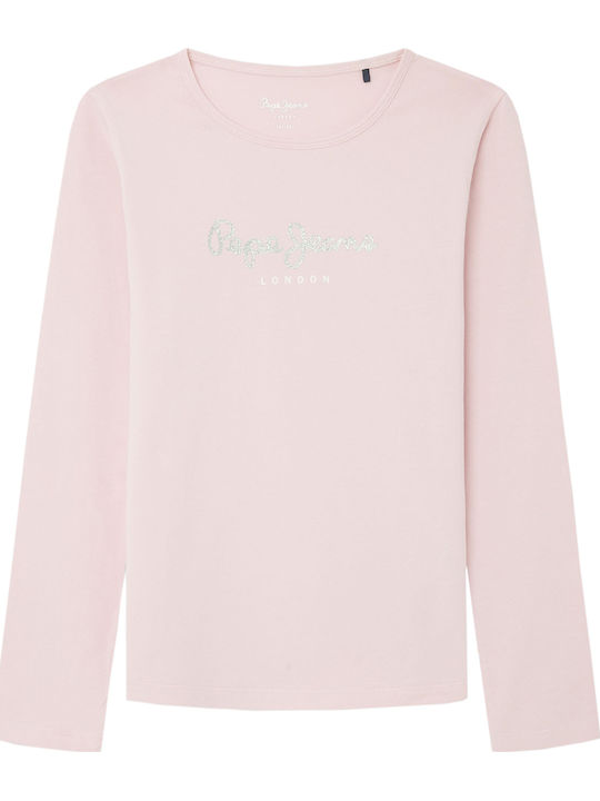 Pepe Jeans Kids' Shirt Long Sleeve Rosewood Pin...