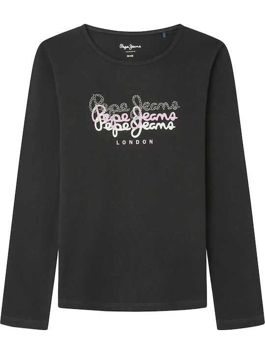 Kids' Shirt Long Sleeve Black Tianne