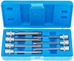 Satra Kl.nas.torx Extra Lang 3/8" 7tlg