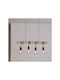 Eglo 43512 Pendant Ceiling Light Townshend 4xe27 60w 230v FSC Certified