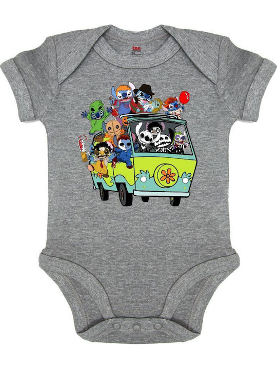 Koupakoupa Stitch Halloween Mâneca scurta Grey ...