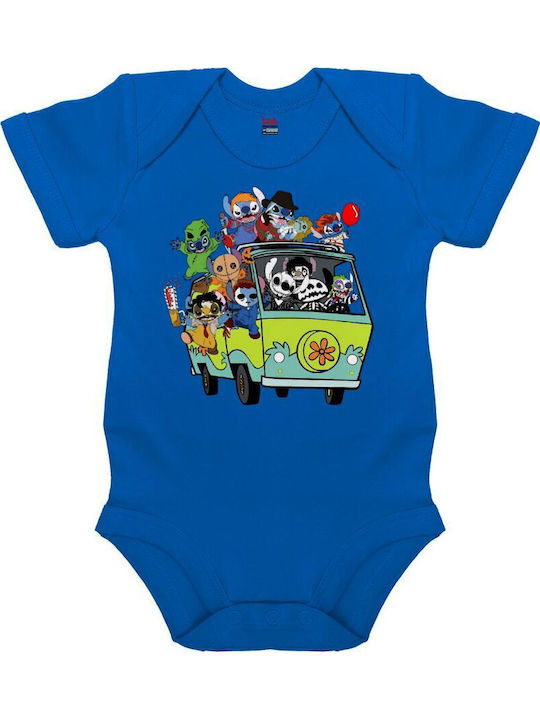 Koupakoupa Stitch Halloween Mâneca scurta Cobal...
