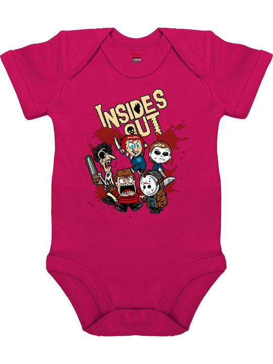 Koupakoupa Halloween Inside Out Mâneca scurta Pink