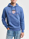 Archive Shield Men's Sweatshirt with Hood Indigo
