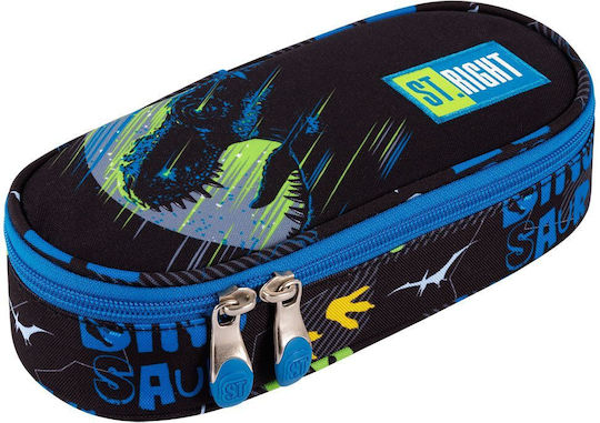 Pencil Case Stiffened Sachet Inner Flap St.right Pc-01 Dinosaur