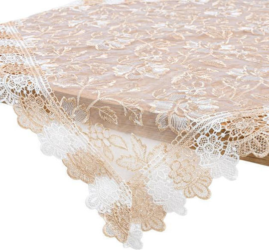 Fylliana Tischtuch Leinen Beige 120x120cm