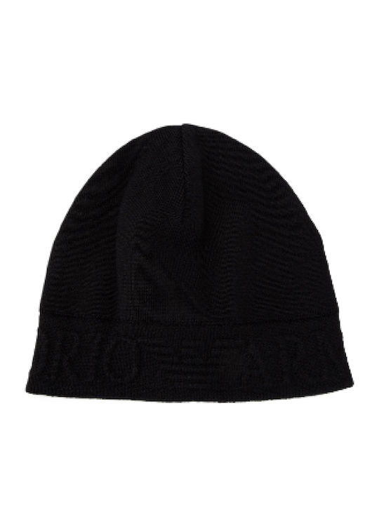 Beanie Ανδρικός Σκούφος Πλεκτός σε Μαύρο χρώμα