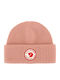 1960 Logo Beanie Ανδρικός Σκούφος με Rib Πλέξη σε Ροζ χρώμα
