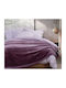 Nef-Nef Homeware Loft Samtige Decke Übergröße 220x240cm Orchid