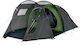High Peak Ancona Къмпинг палатка Тунел Сив за 4 Човека