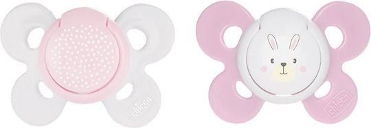 Chicco Physio Comfort Schnuller Silikon Hase für 0-6 Monate 2Stück