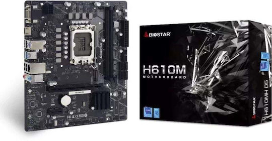 Biostar H610MHP 2.0 Motherboard Micro ATX με Intel 1700 Socket