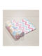 Mother Baby Swaddle Blanket Pink Roz 75x85εκ. 2buc