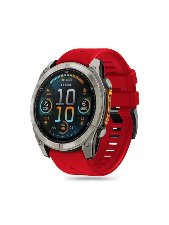 Tech-Protect Line Armband Silikon Rot (Garmin F...