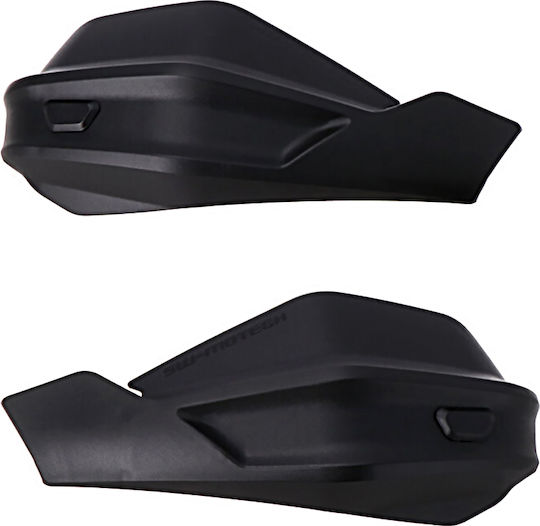 SW-Motech Motorcycle Protective Hand Guards in Black Colour