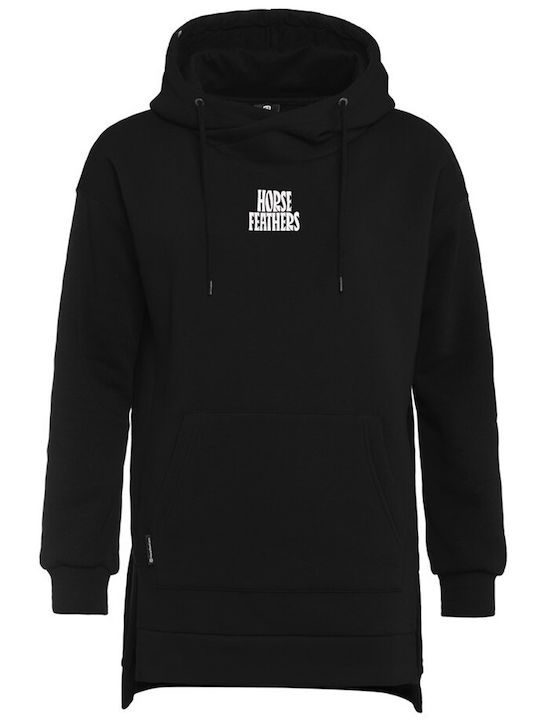 Women's Sweatshirt Hooded Black