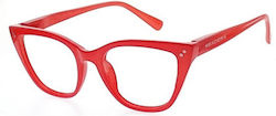 Readers Reading Glasses +3.50 in Red color RD152