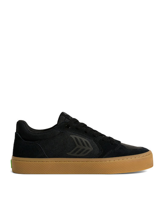 Cariuma Vallely Pro Sneakers Black Gum Ash Grey