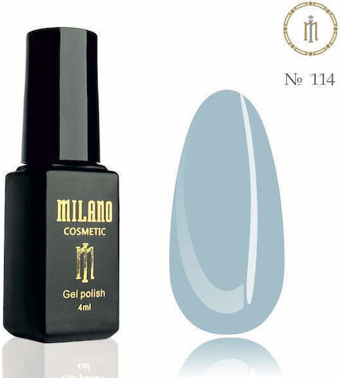 Milano Cosmetic Semi-Permanent Nail Polish 114 4ml 1pcs