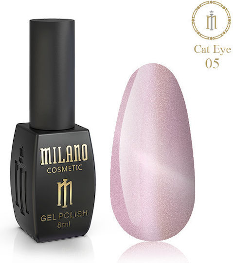 Milano Cosmetic Ημιμόνιμο Βερνίκι Νυχιών 05 Cat Eye 8ml