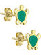 Senzio Belibasakis Детски Обеци Studs от Злато 14K
