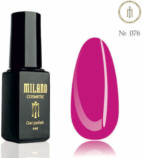 Milano Cosmetic Ημιμόνιμο Βερνίκι Νυχιών 076 4ml