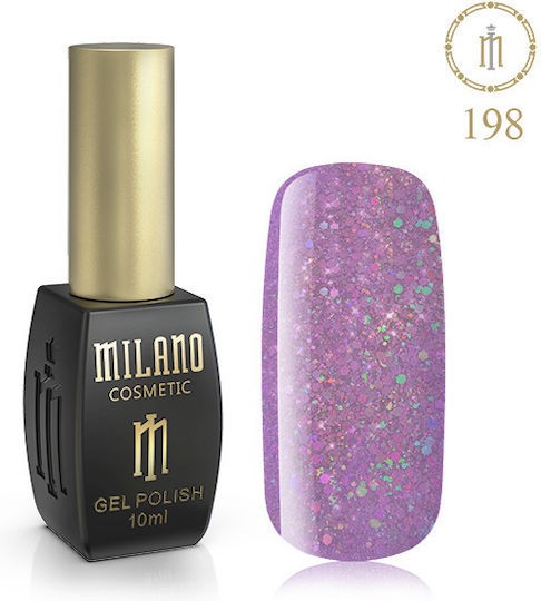 Milano Cosmetic Halb-permanenter Nagellack 198 10ml 1Stück