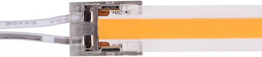 Eurospot Καλωδιακός Σύνδεσμος Ταινίας Led 2pin Cob 8mm