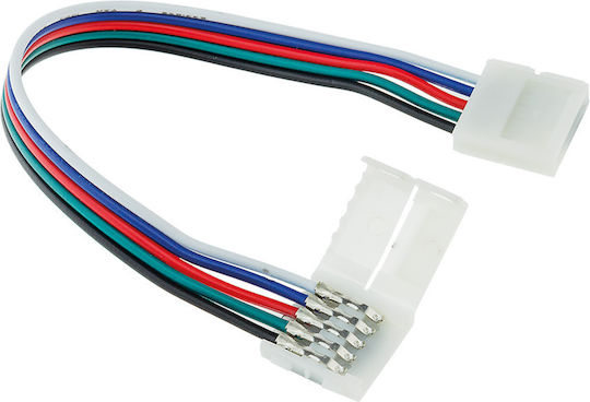 Eurospot Двоен Кабелен Свързващ Елемент За LED Лента 5pin Smd Rgbw 12mm