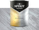 Декоративна боя Spirit Modena Silver 2.5 L 8 M²/l Пясъчни частици Мек перлен ефект На водна основа