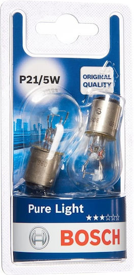 Bosch Λάμπες Αυτοκινήτου PURE LIGHT P21/5W 12V 5W