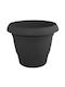 Homestyle Geramica Pot Plastic Charcoal 53x53x45cm.