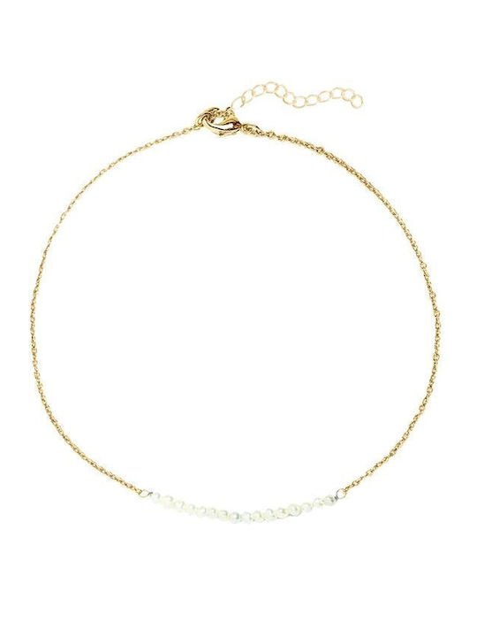 Paraxenies Vergoldete Fußarmband aus Silber