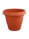 Homestyle Geramica Pot Plastic Brown 63x63x53cm.