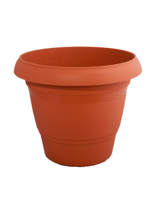 Homestyle Geramica Γλάστρα Πλαστική Καφέ 59x59x...