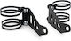 Barracuda Bases for Projectors Μοτοσυκλέτας in Black Color N1013-50-51-C