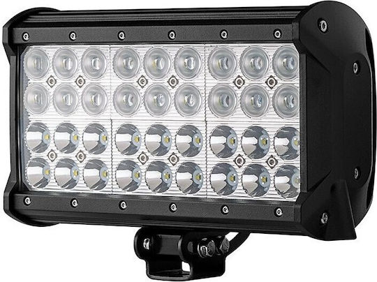 Bară Led Auto 2 Faze Fază Mică Fază Mare 108w/12v-24v 9180 Lumeni Lungime 23.5 Cm Cree Led