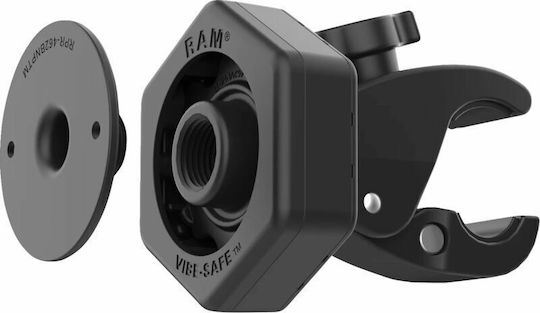 RAM Mount Tough-Claw Small Clamp Base with Vibe-Safe Adapter Σφιγκτήρας για Βάση Κινητού Μοτοσυκλέτας