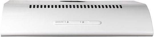 Davoline Olympia 2.0 375 Ελεύθερος Απορροφητήρας 75cm Λευκός