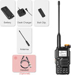 UHF/VHF Wireless Transceiver 7W Black