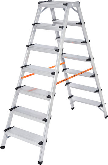 Palbest Advance Leiter Aluminium mit 2x7 Stufen