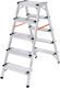 Palbest Advance Leiter Aluminium mit 2x5 Stufen
