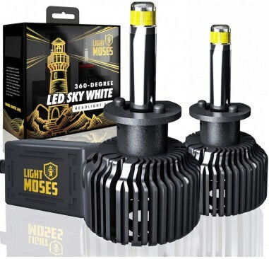 Set de 2 LED H1 M9 4300k Canbus 360 Grade 80w/set 8000 Lm Set 12v