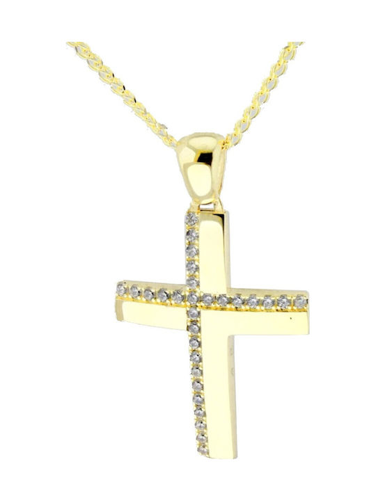 Papadopoulos Gold Damen Gold Kreuz 14K