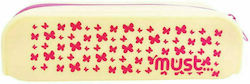Must Team Focus Pencil Case Silicone Barrel Beige