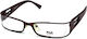 FILA Weiblich Metallisch Brillenrahmen Burgundisch VF8481 OSBY