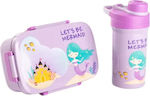 Mermaid Lunch Box and Water Bottle Set