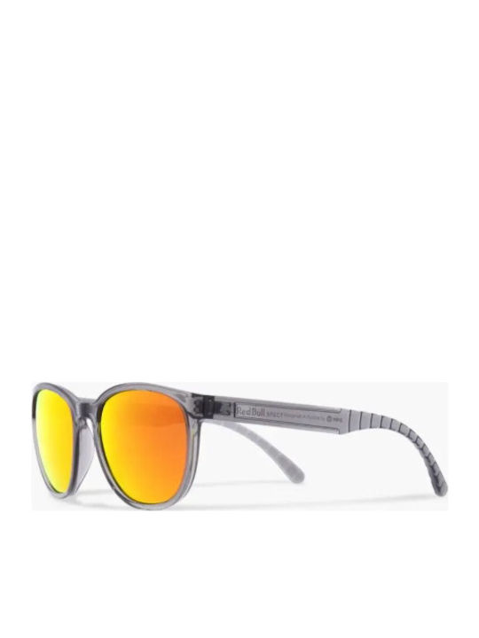 Red Bull Spect Unisex Γυαλιά Ηλίου με Γκρι Κοκκάλινο Σκελετό και Πορτοκαλί Polarized Καθρέφτη Φακό MAHU-003P