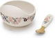Elodie Details Baby Food Container Set made of Silicone Blue Blue Garden 2pcs