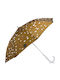 La Millou Kids Curved Handle Umbrella Sheela Dots Brown